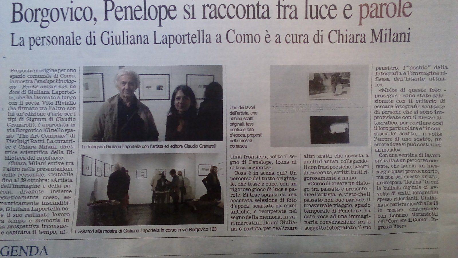 Articolo, Corriere della Sera, 2017